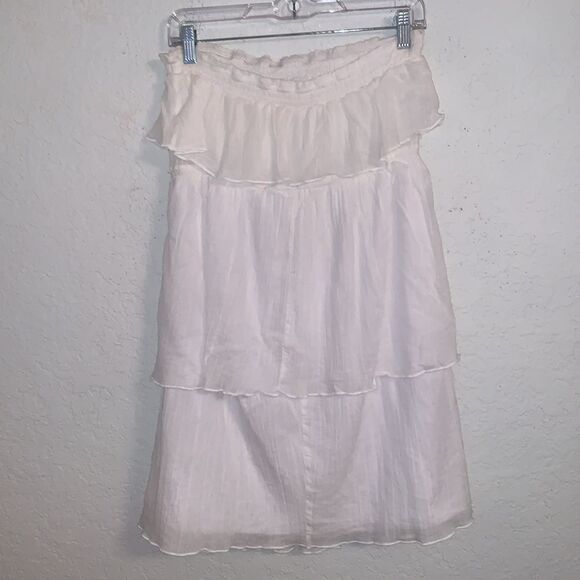 Six Degrees Cotton Off Shoulder Ruffle Mini Dress Size XL - Picture 2 of 8